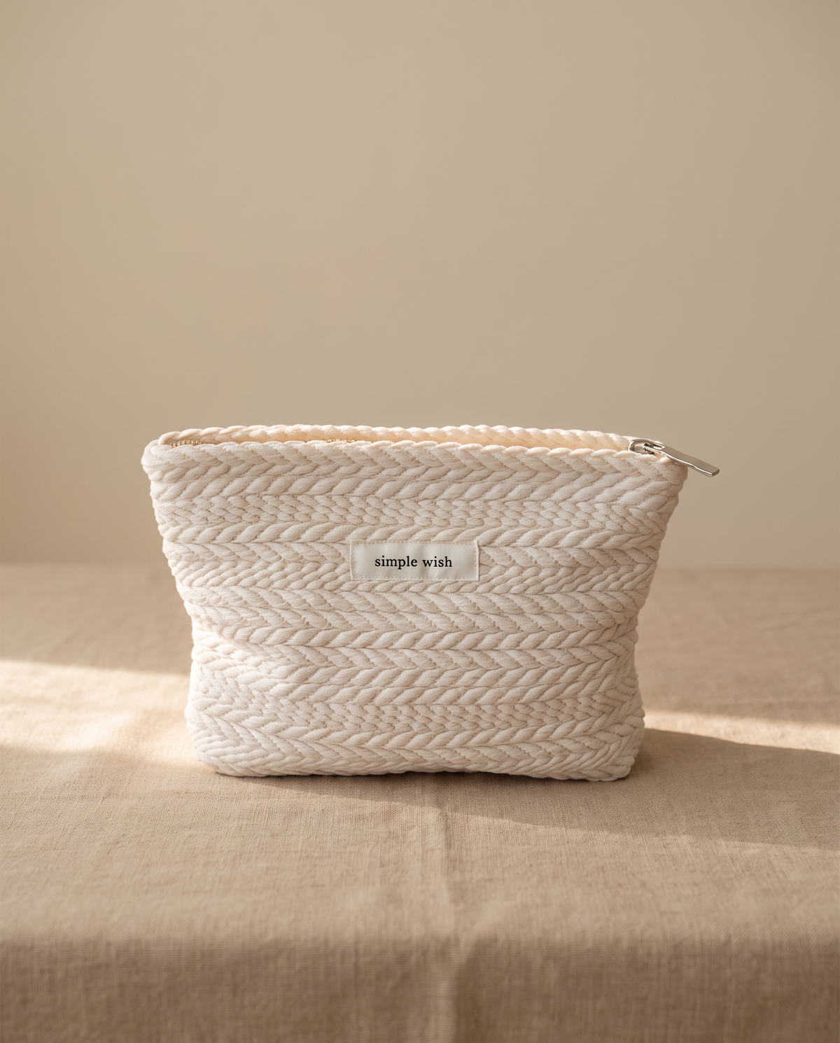 Cotton Beauty Pouch