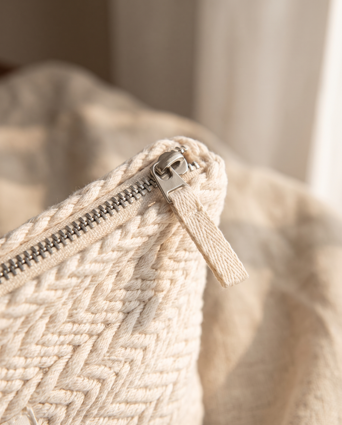 Cotton Beauty Pouch